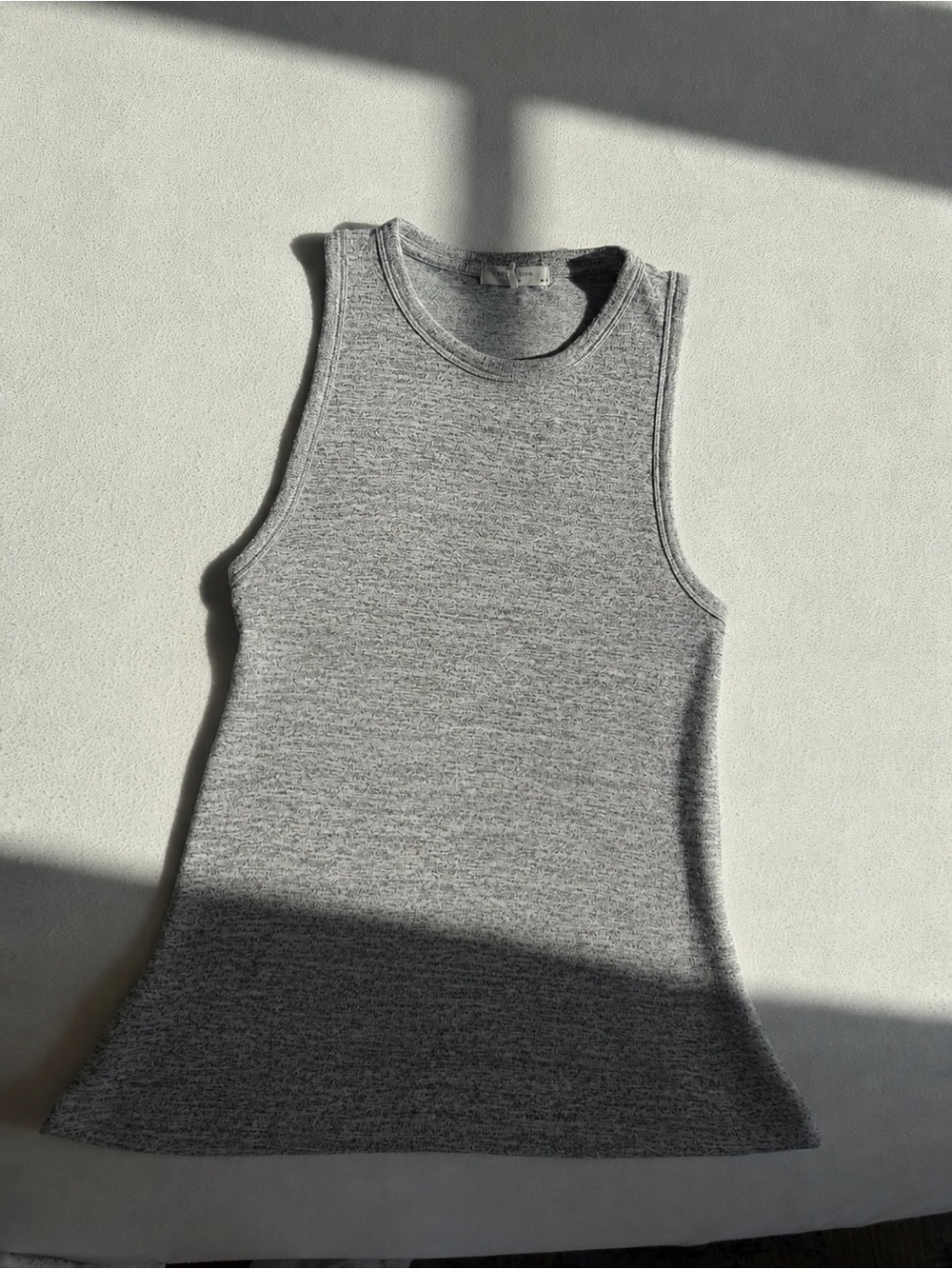 rag & bone Heather Gray Ribbed Tank